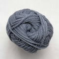 A linen blue ball of Sandnes Garn Double Sunday yarn