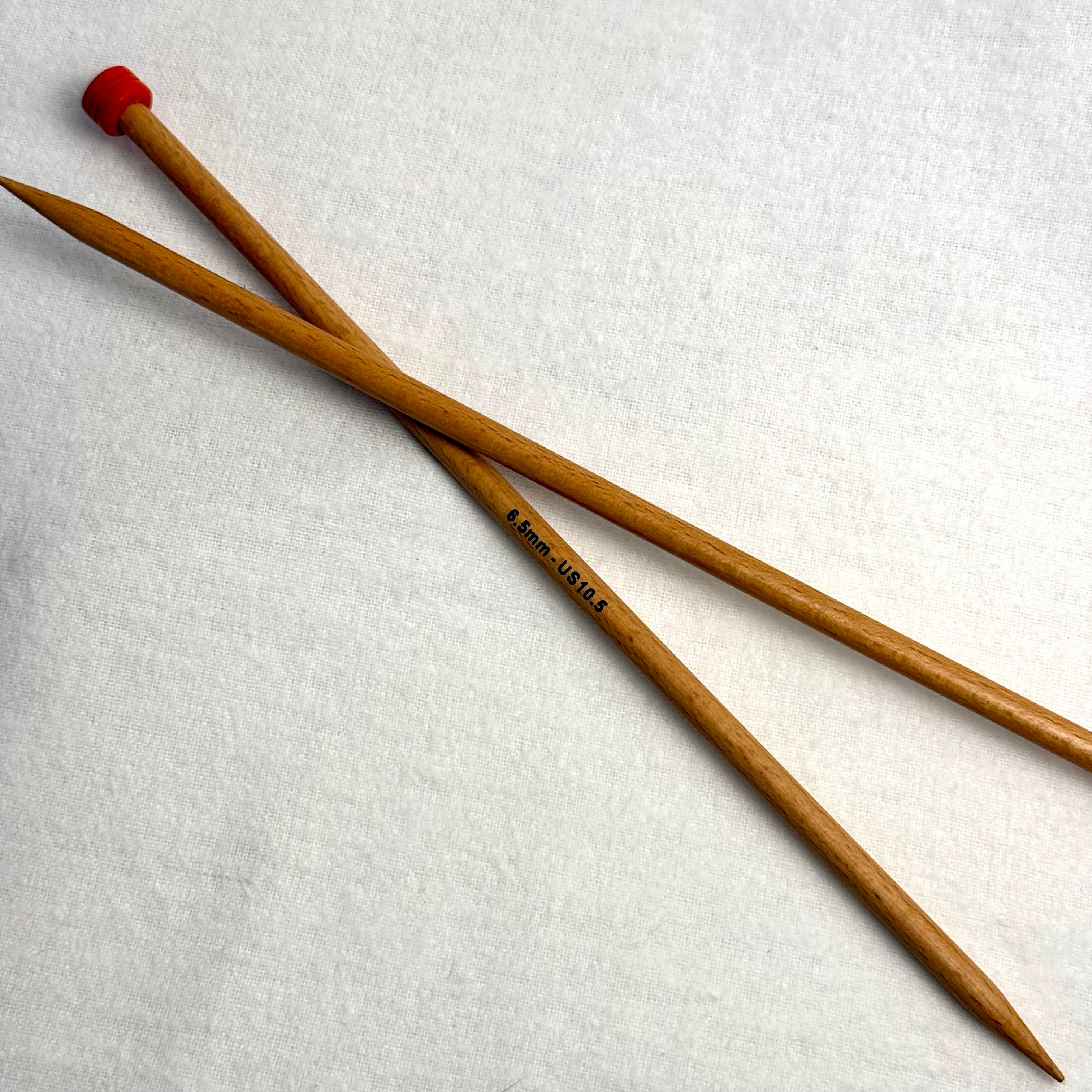 KnitPro Basix Single Point Needles 6.5mm