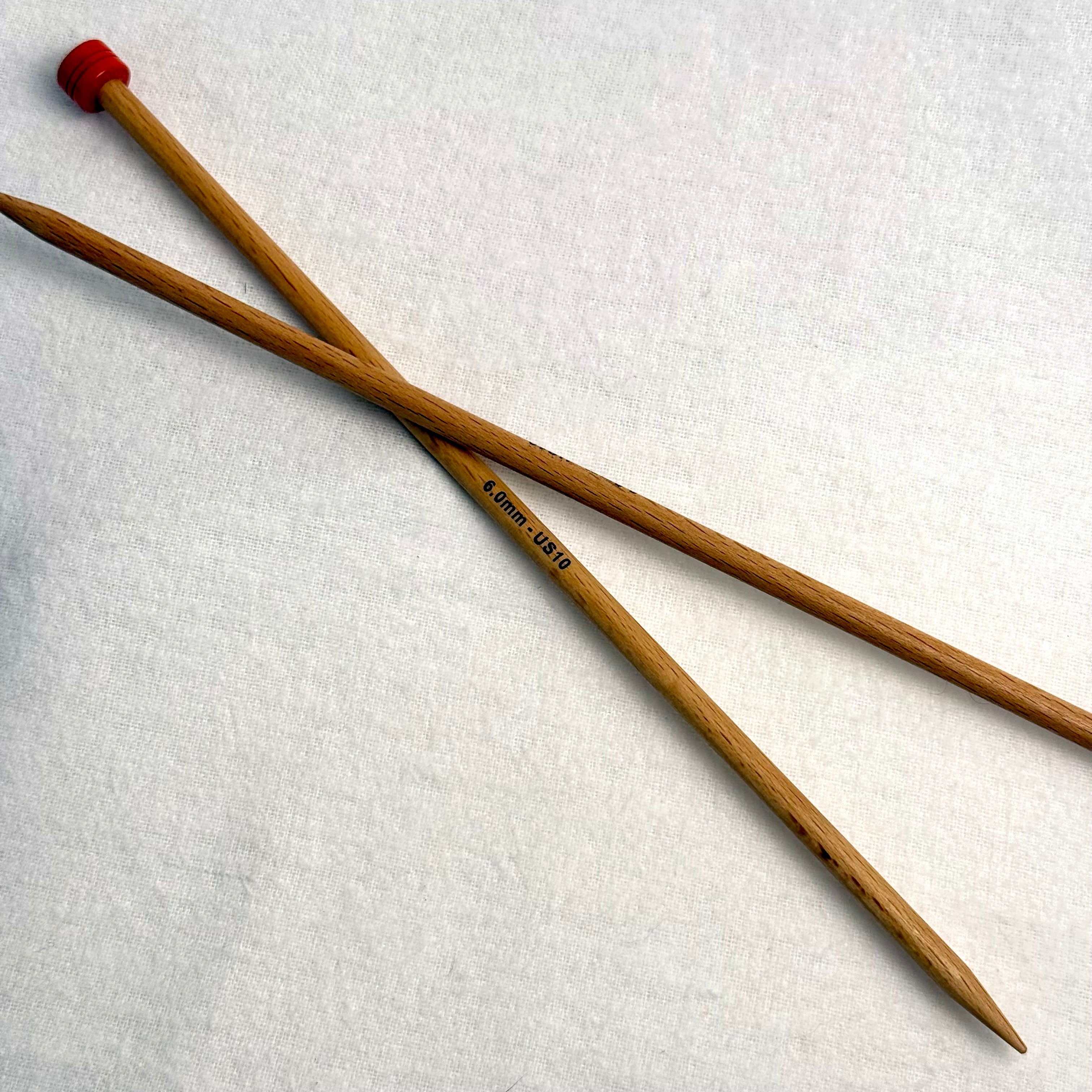 KnitPro Basix Single Point Needles 6mm