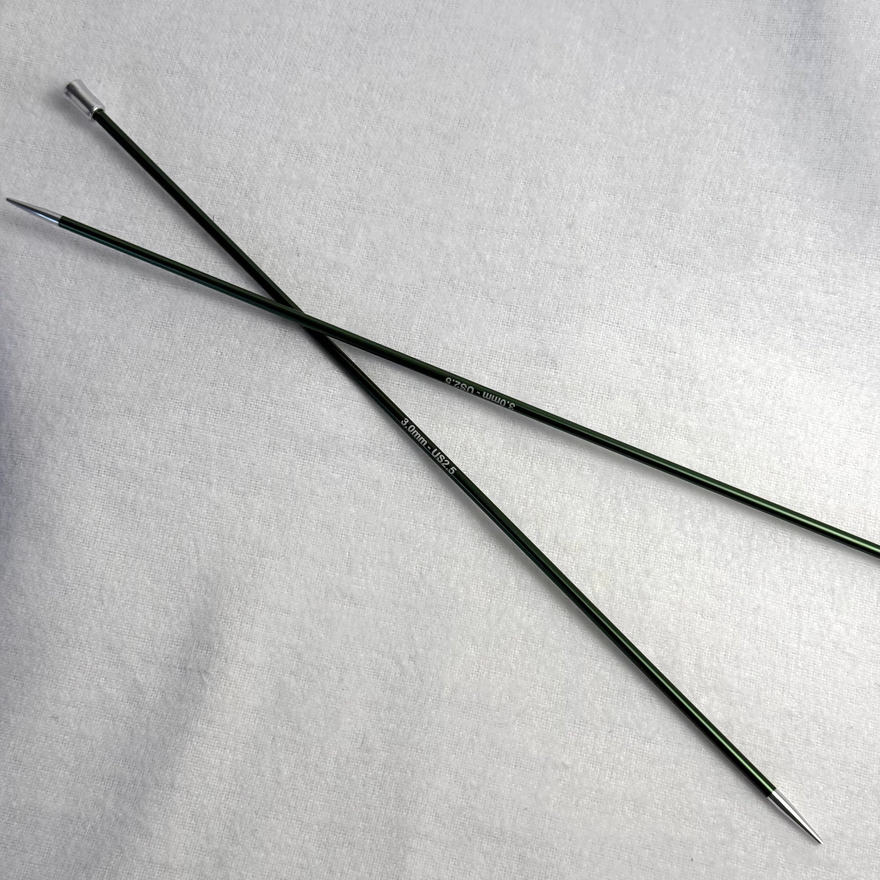 KnitPro Zing Single Point Needles 3mm
