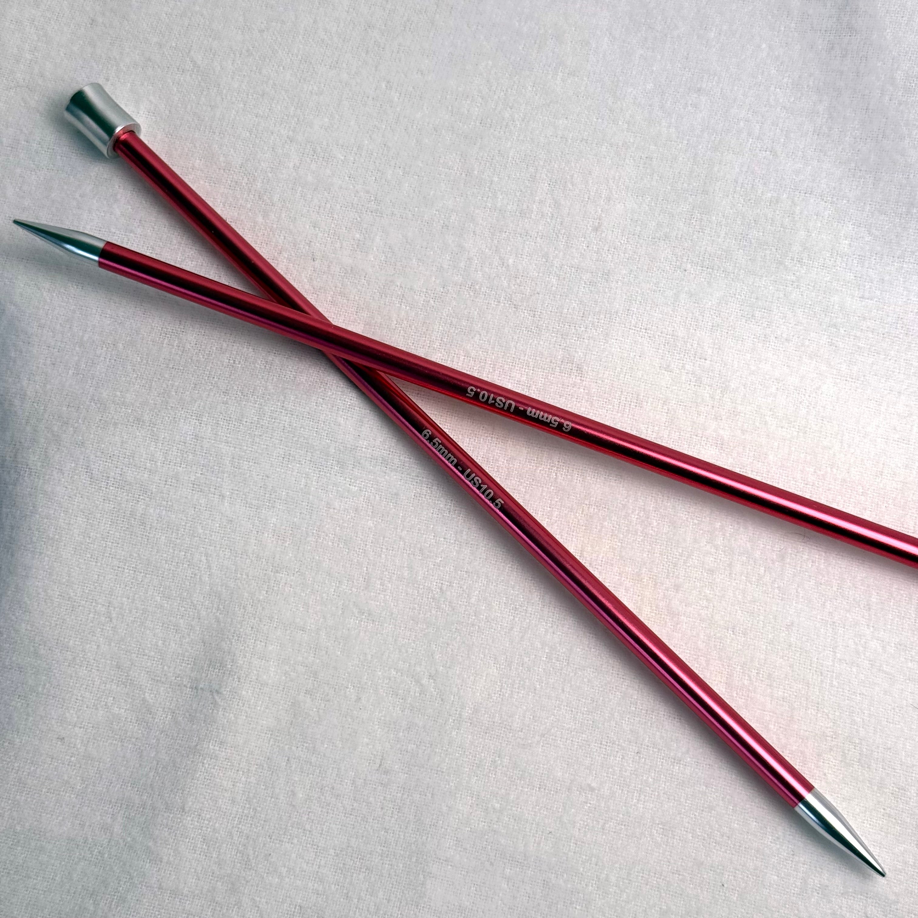 KnitPro Zing Single Point Needles 6.5mm