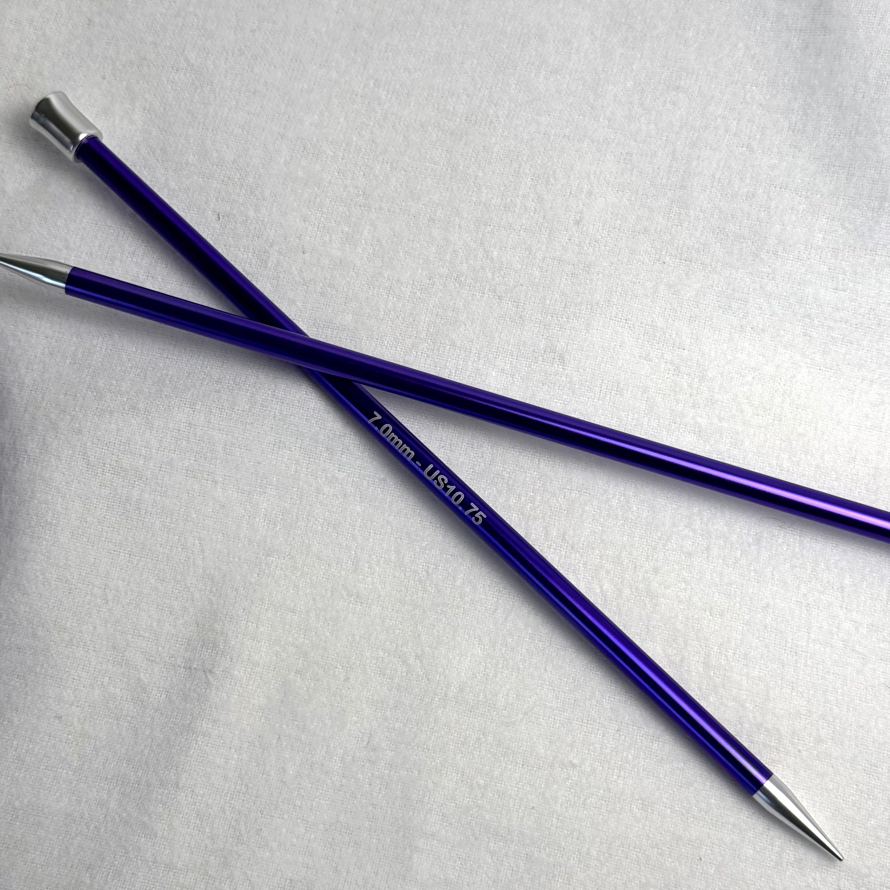 KnitPro Zing Single Point Needles 7mm