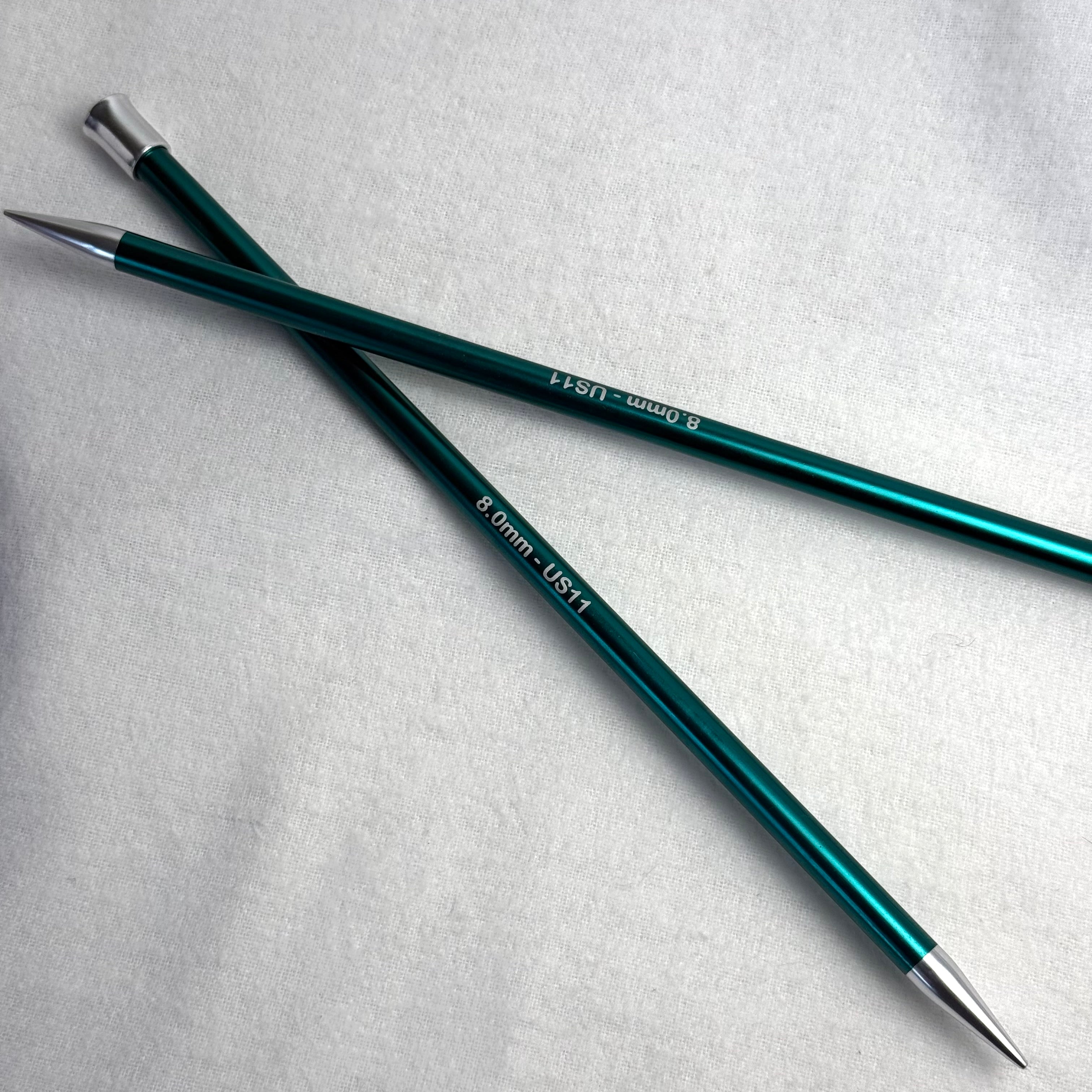 KnitPro Zing Single Point Needles 8mm