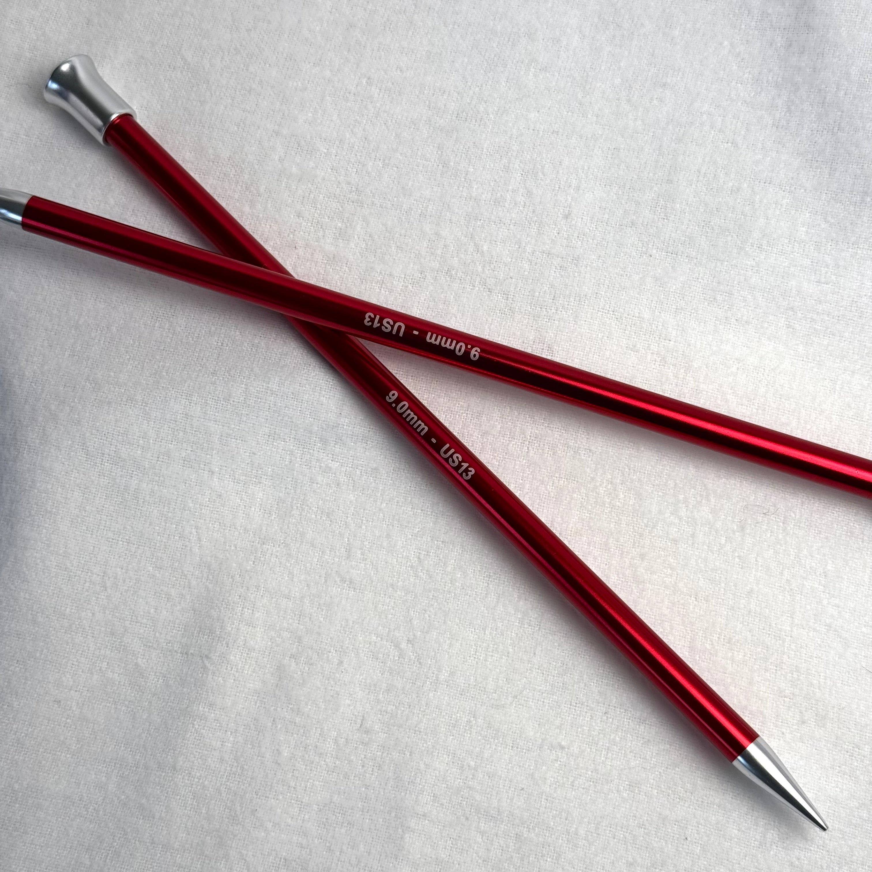 KnitPro Zing Single Point Needles 9mm